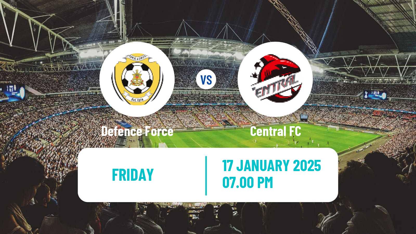 Soccer Trinidad and Tobago Premier League Defence Force - Central FC