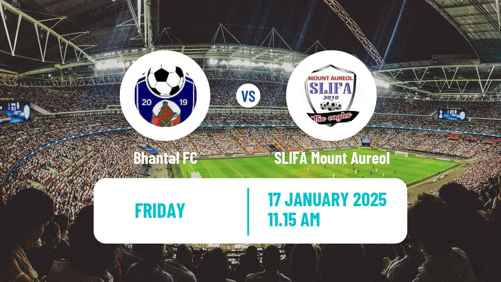 Soccer Sierra Leone Premier League Bhantal - SLIFA Mount Aureol