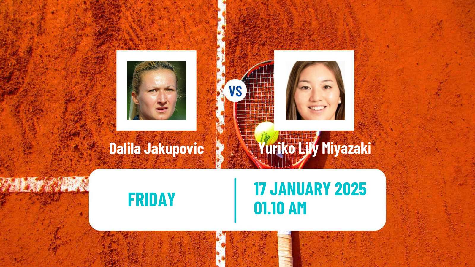 Tennis ITF W50 New Delhi H Women Dalila Jakupovic - Yuriko Lily Miyazaki