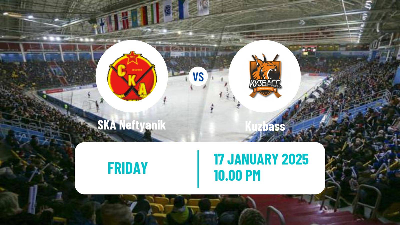 Bandy Russian Super League Bandy SKA Neftyanik - Kuzbass