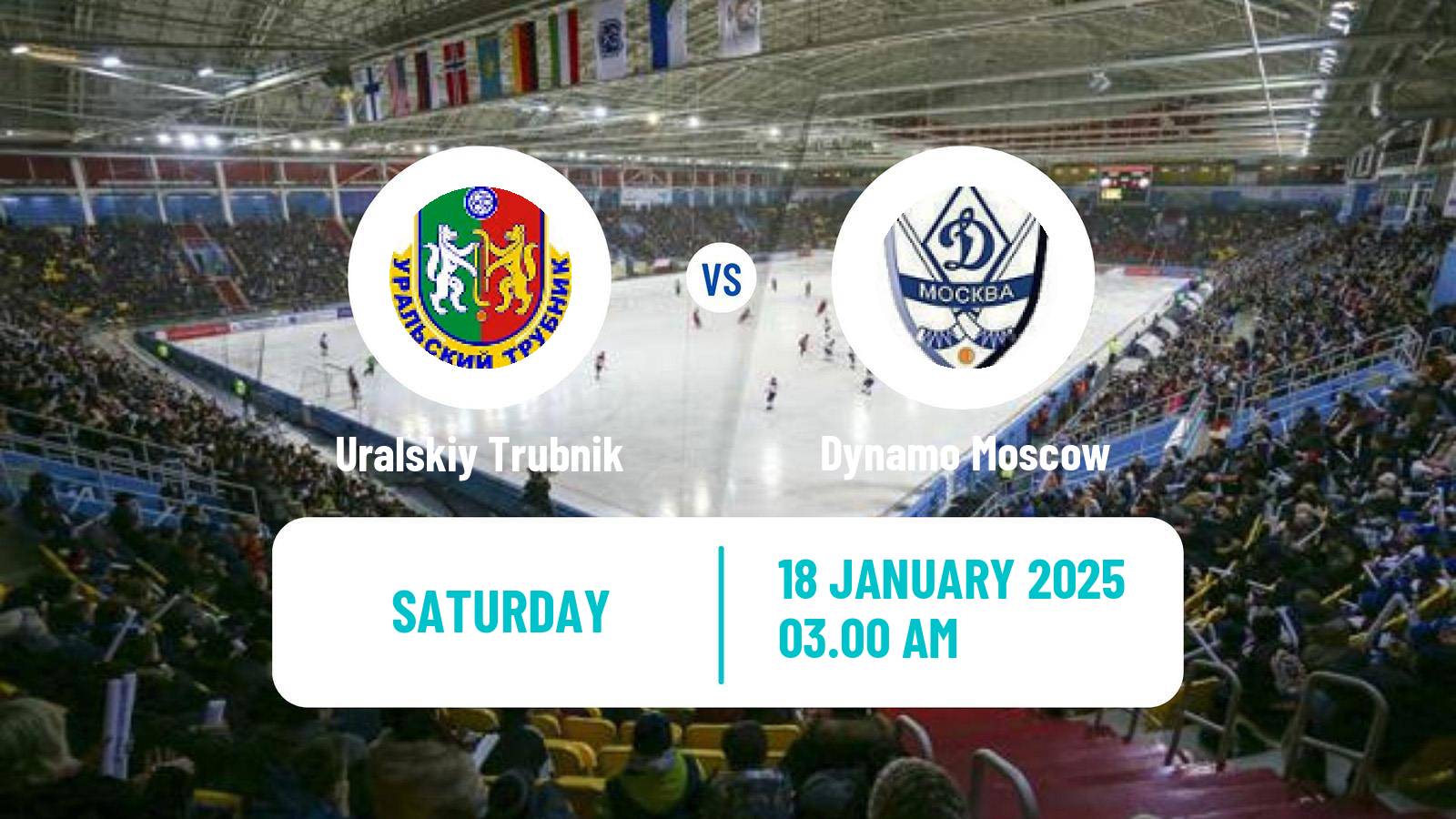 Bandy Russian Super League Bandy Uralskiy Trubnik - Dynamo Moscow