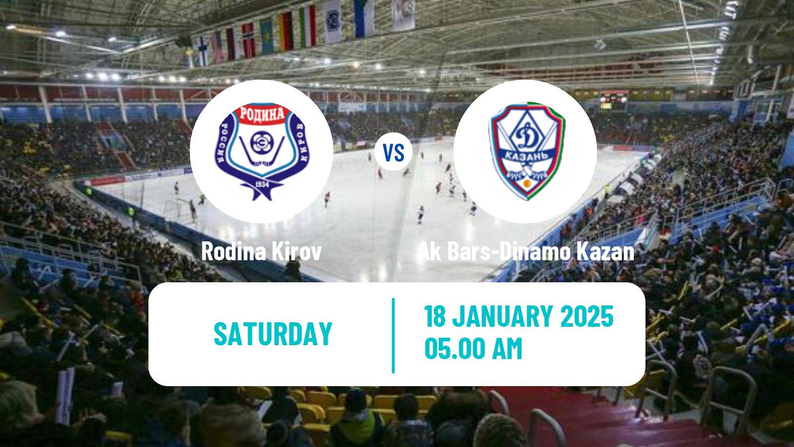 Bandy Russian Super League Bandy Rodina - Ak Bars-Dinamo Kazan