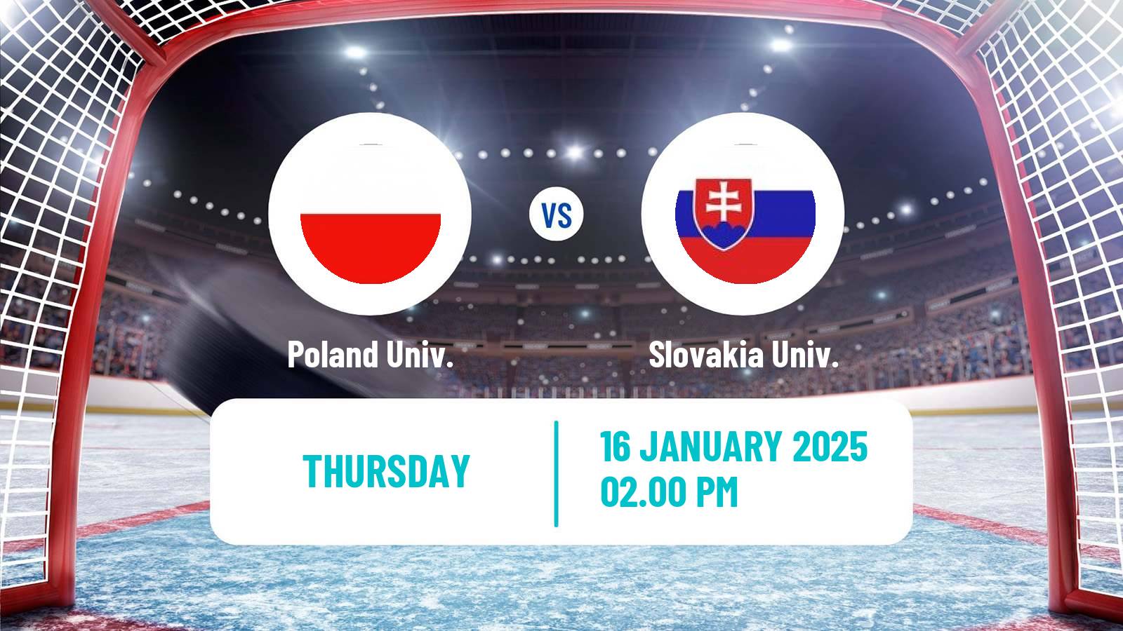 Hockey Universiade Hockey Poland Univ. - Slovakia Univ.