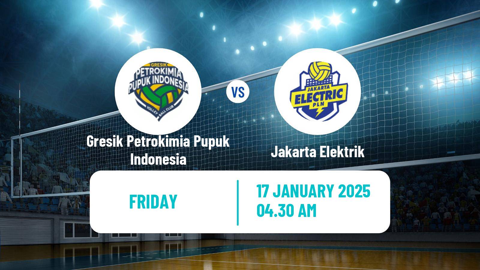 Volleyball Indonesian Proliga Volleyball Women Gresik Petrokimia Pupuk Indonesia - Jakarta Elektrik