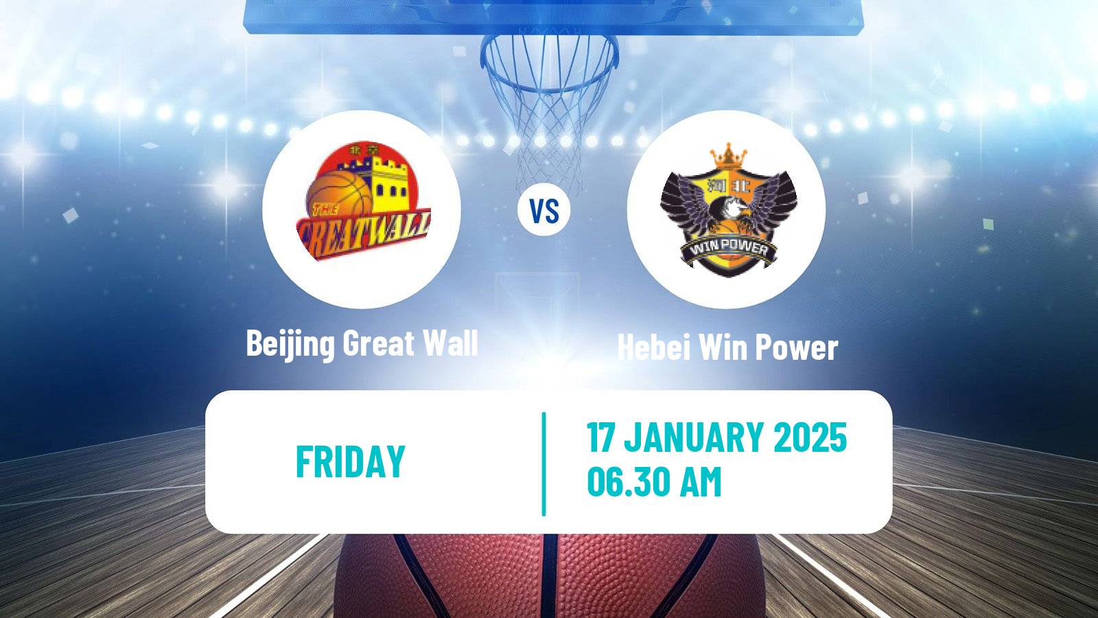 Basketball WCBA Beijing Great Wall - Hebei Win Power