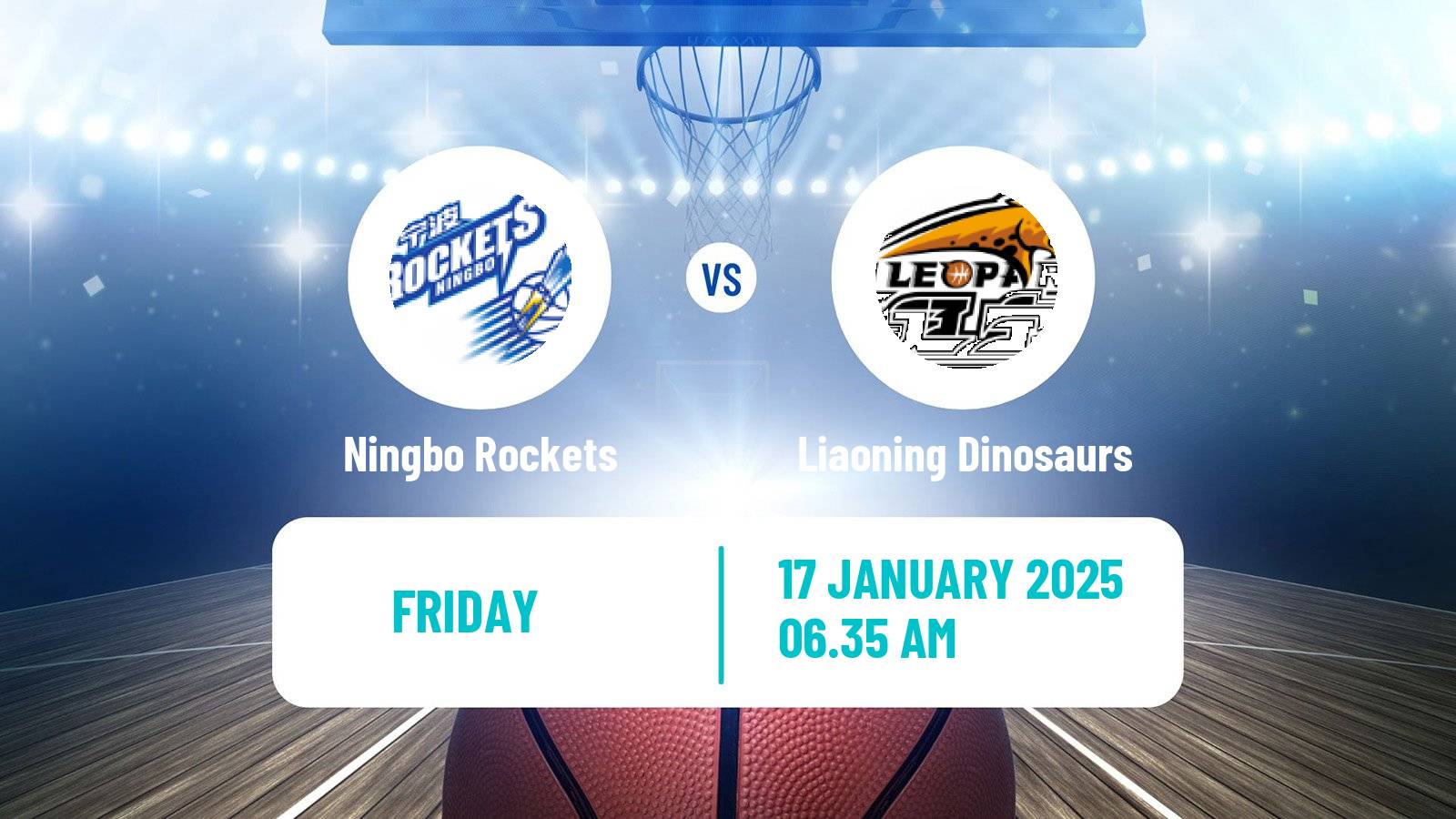 Basketball CBA Ningbo Rockets - Liaoning Dinosaurs