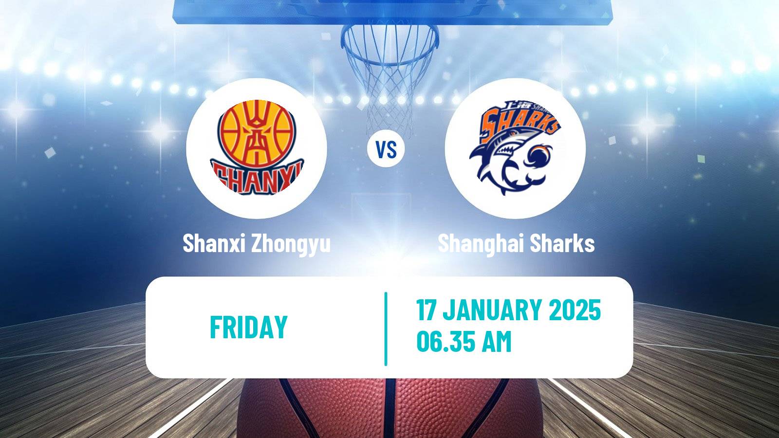 Basketball CBA Shanxi Zhongyu - Shanghai Sharks