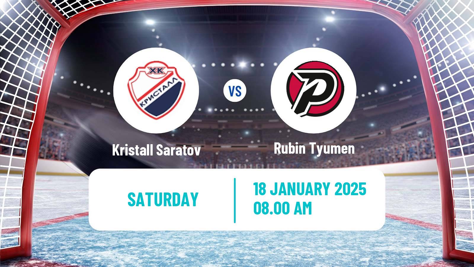 Hockey VHL Kristall Saratov - Rubin Tyumen