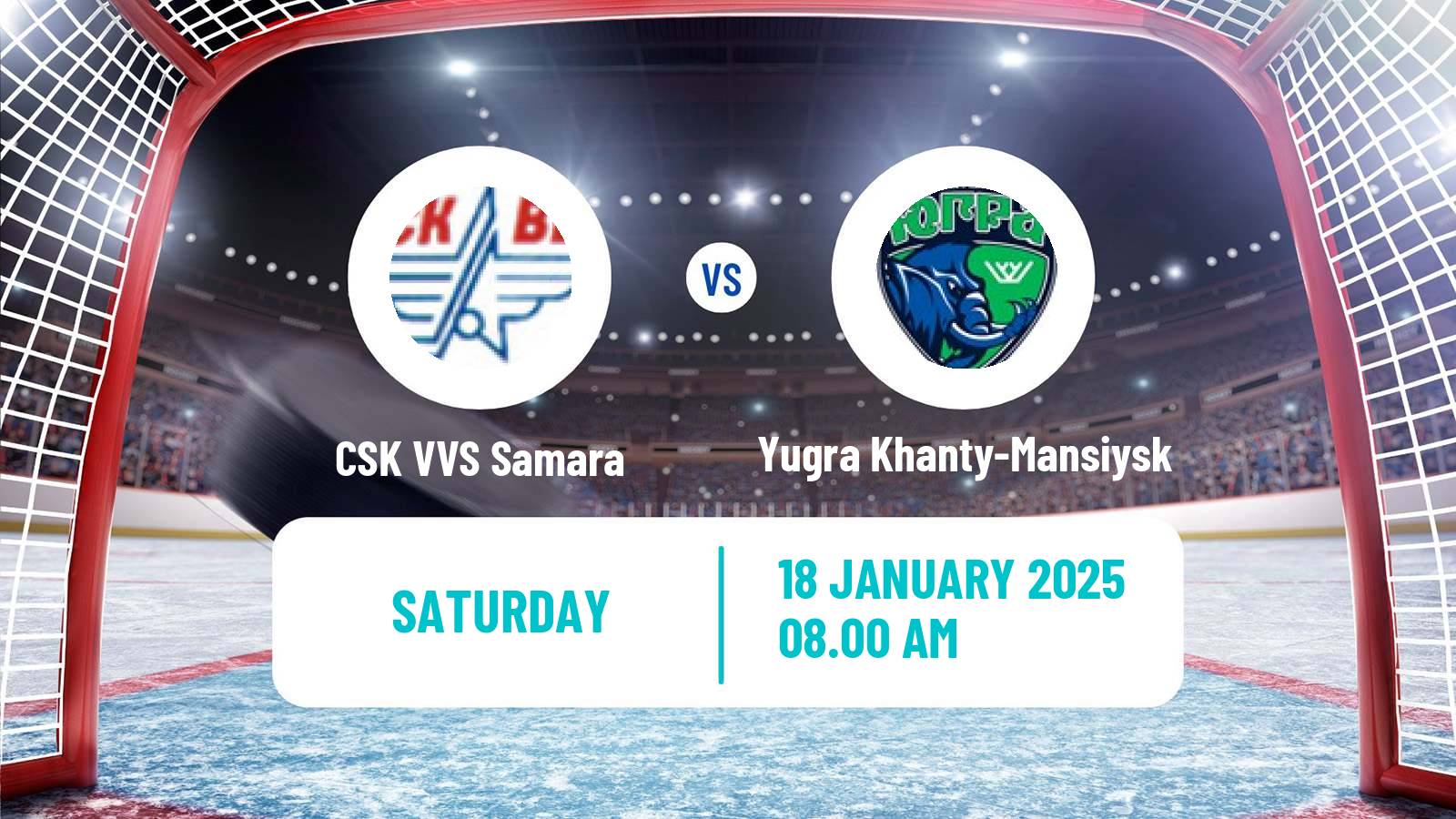 Hockey VHL CSK VVS Samara - Yugra Khanty-Mansiysk