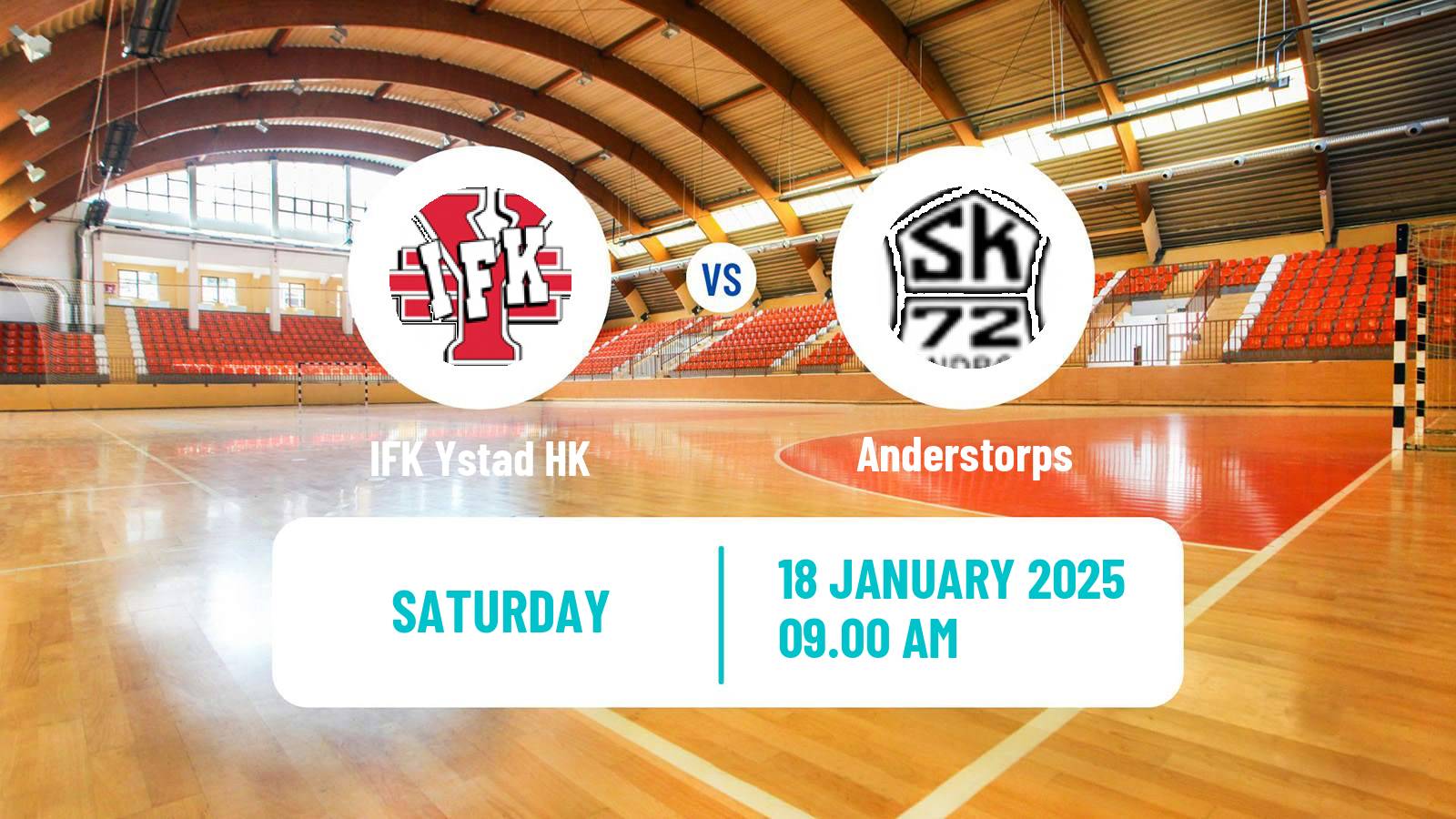 Handball Swedish Allsvenskan Handball IFK Ystad - Anderstorps