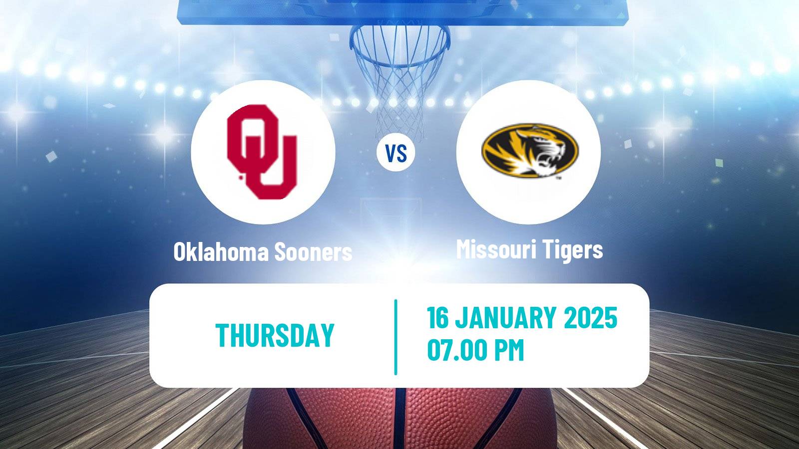 Basketball NCAA College Basketball Women Oklahoma Sooners - Missouri Tigers