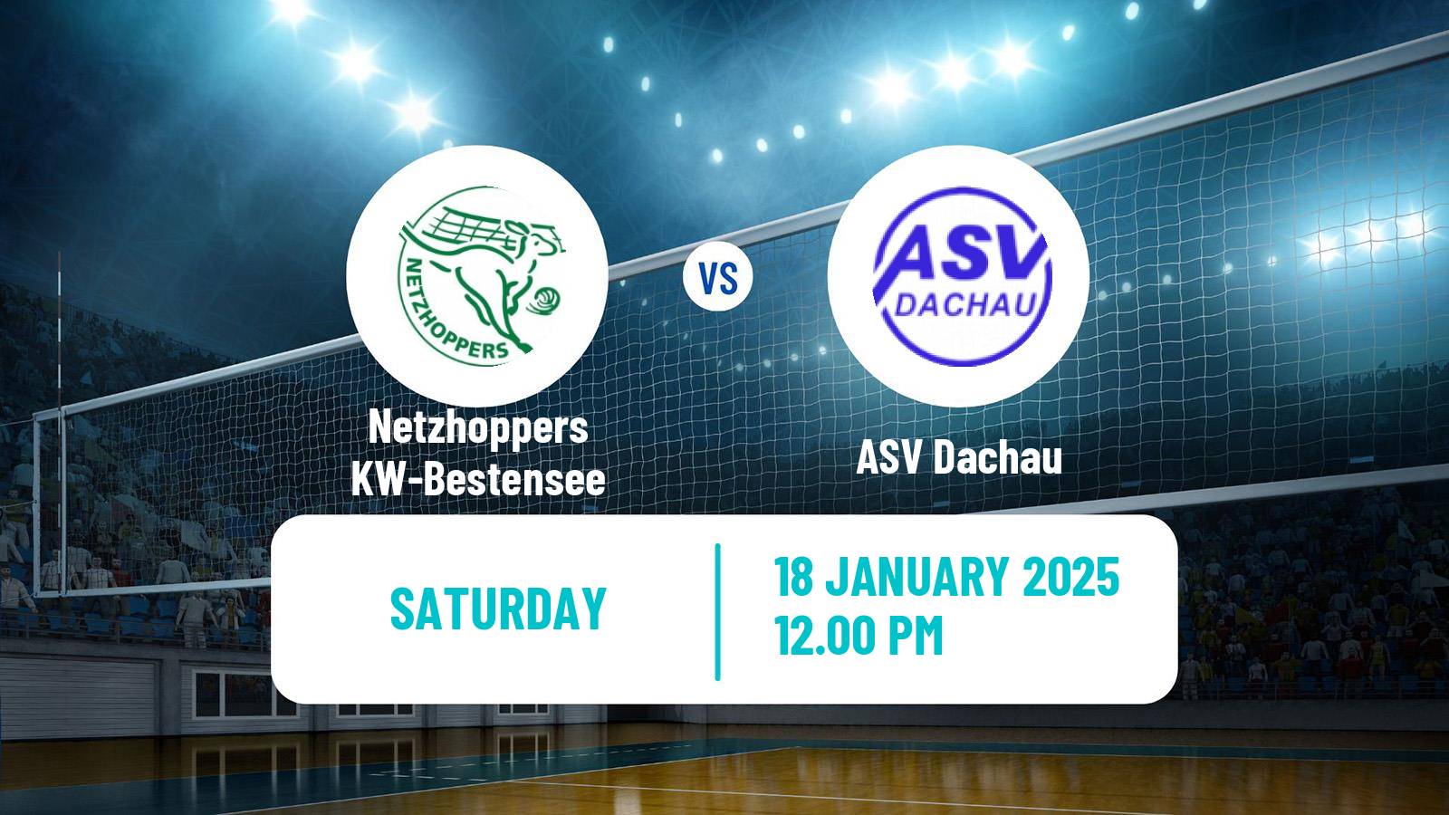 Volleyball German Bundesliga Volleyball Netzhoppers KW-Bestensee - Dachau