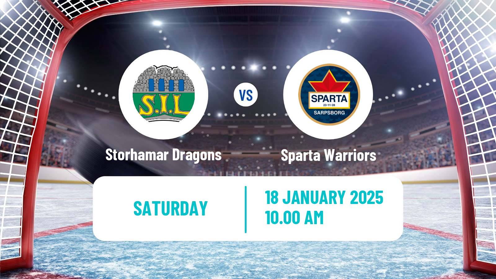 Hockey Norwegian Ligaen Hockey Storhamar Dragons - Sparta Warriors