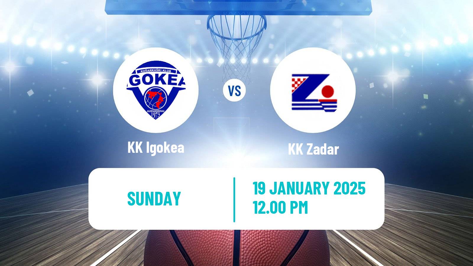 Basketball Adriatic League Igokea - KK Zadar