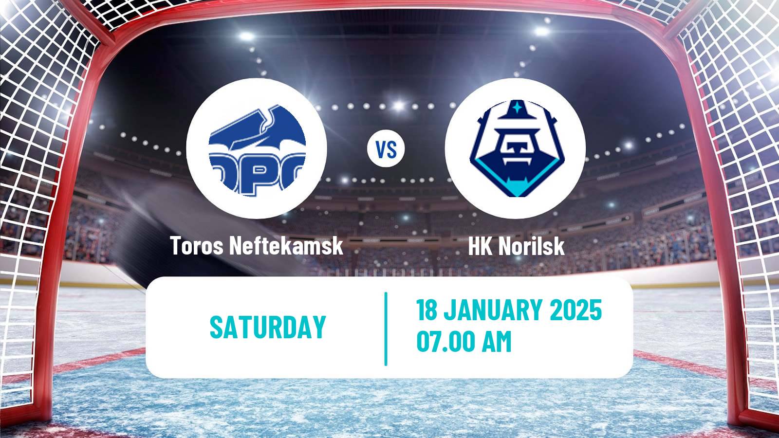 Hockey VHL Toros Neftekamsk - Norilsk