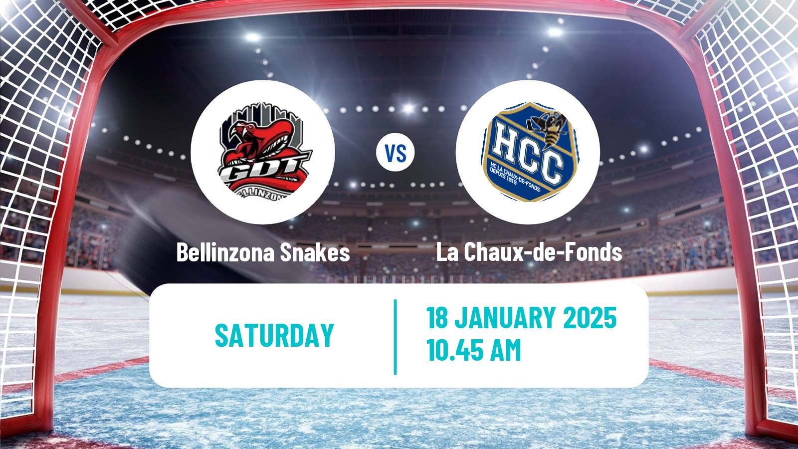 Hockey Swiss League Hockey Bellinzona Snakes - La Chaux-de-Fonds