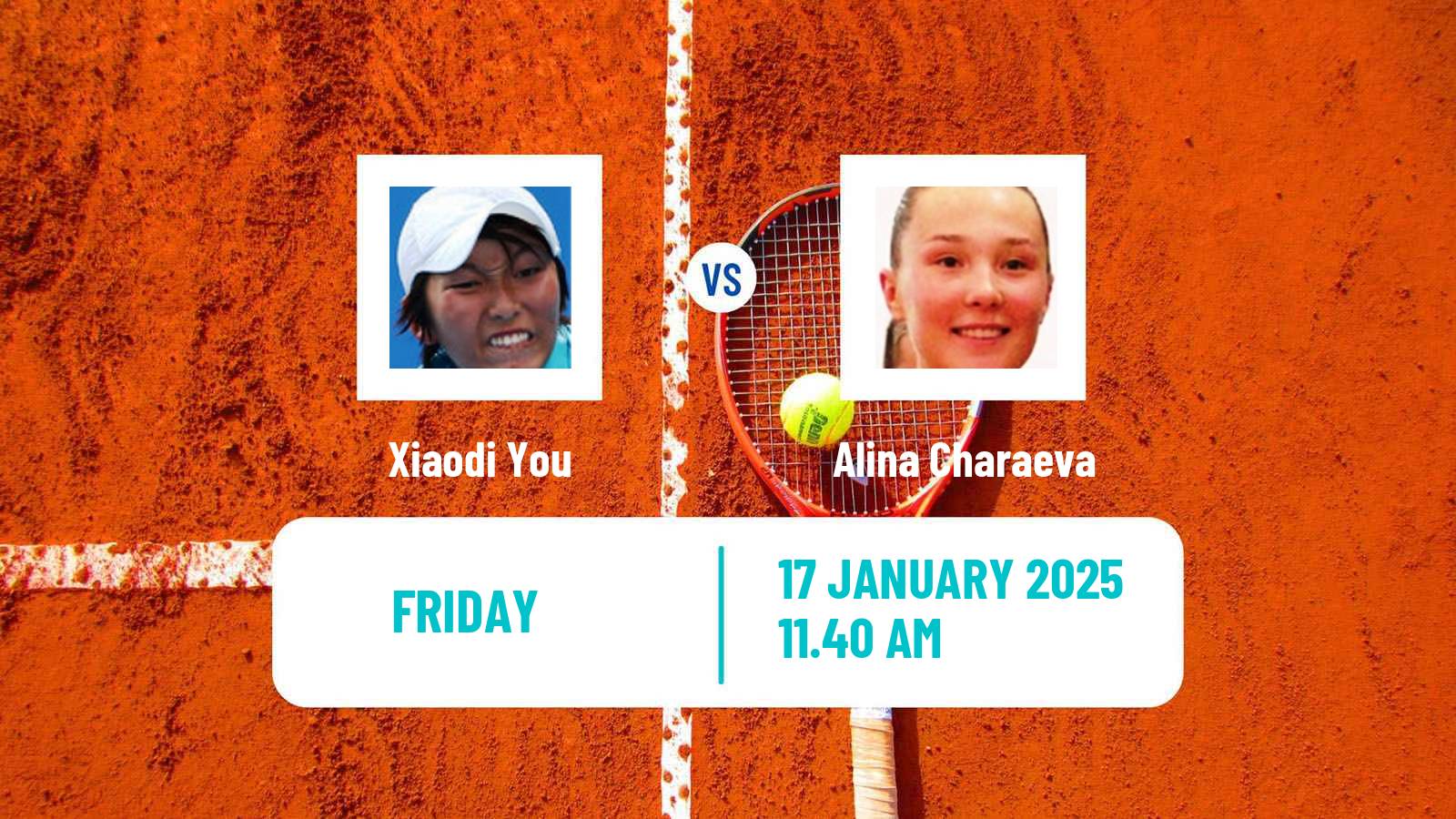 Tennis ITF W50 La Marsa Women Xiaodi You - Alina Charaeva