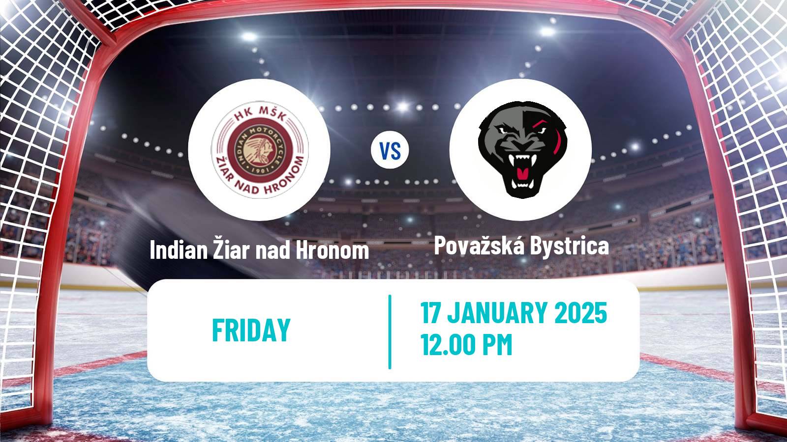 Hockey Slovak 1 Liga Hockey Indian Žiar nad Hronom - Považská Bystrica