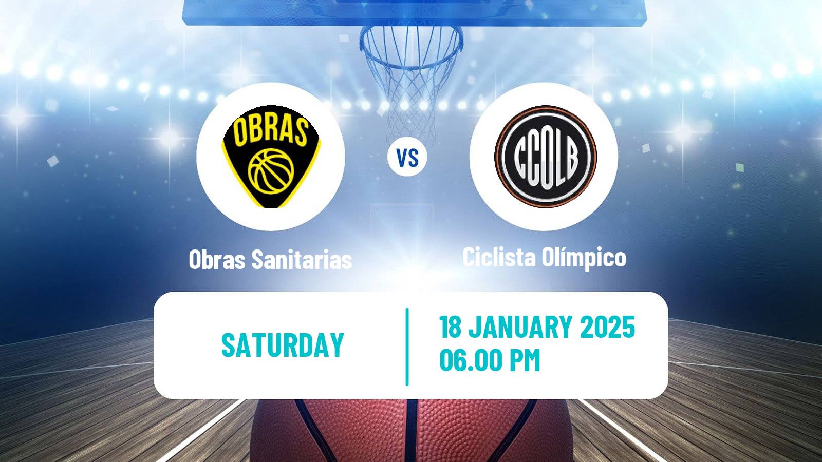 Basketball Argentinian LNB Obras Sanitarias - Ciclista Olímpico