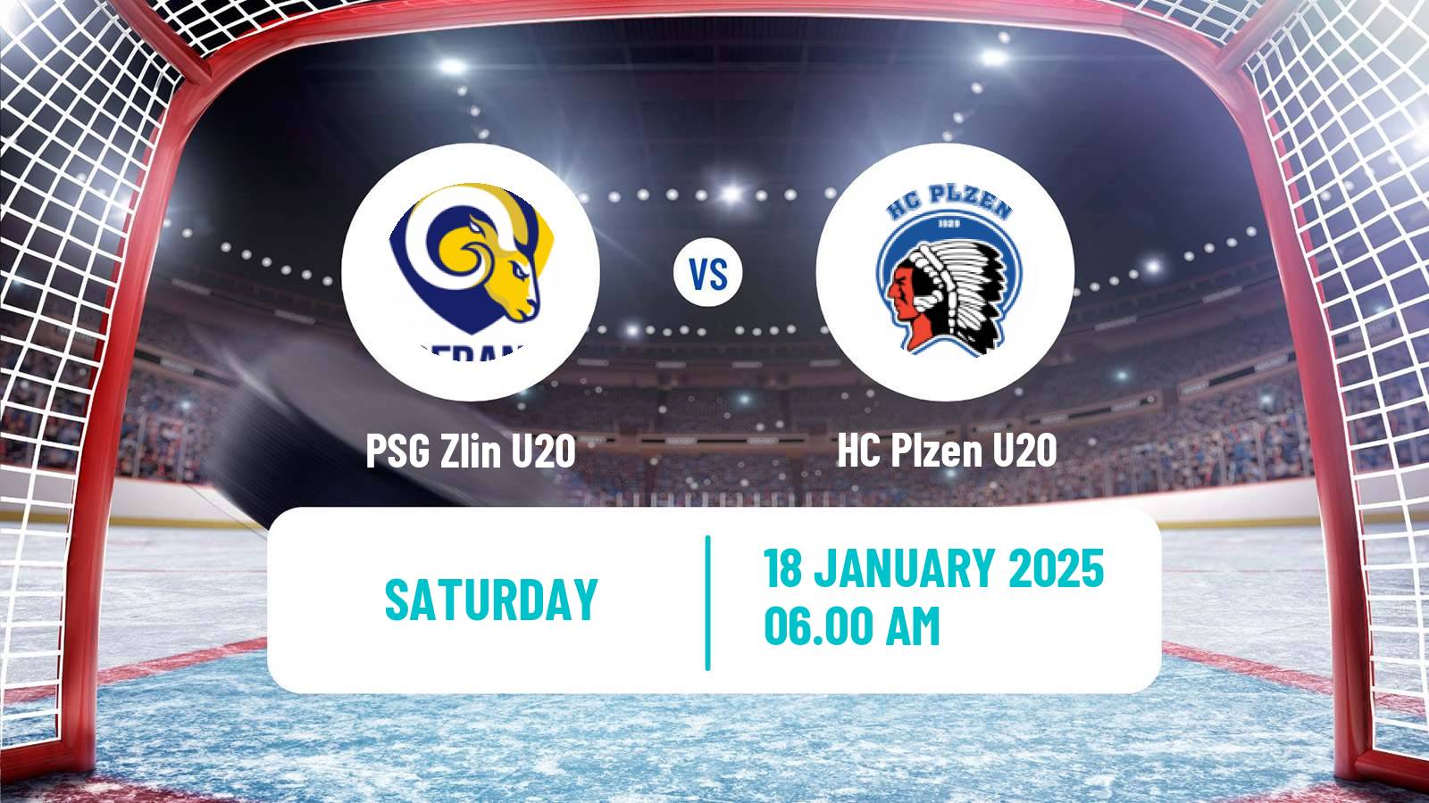 Hockey Czech ELJ Zlin U20 - Plzen U20