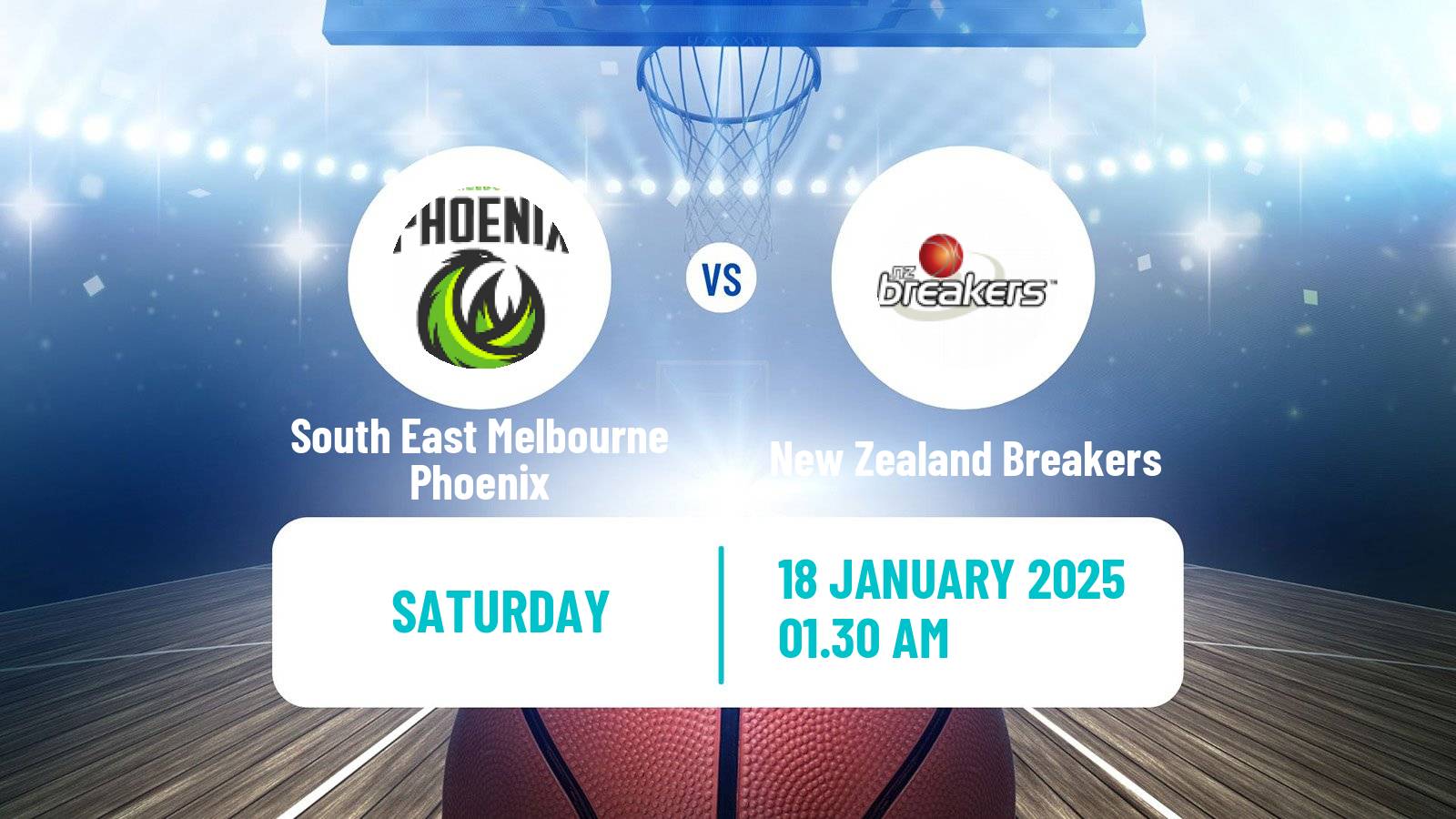 Basketball Australian NBL South East Melbourne Phoenix - New Zealand Breakers