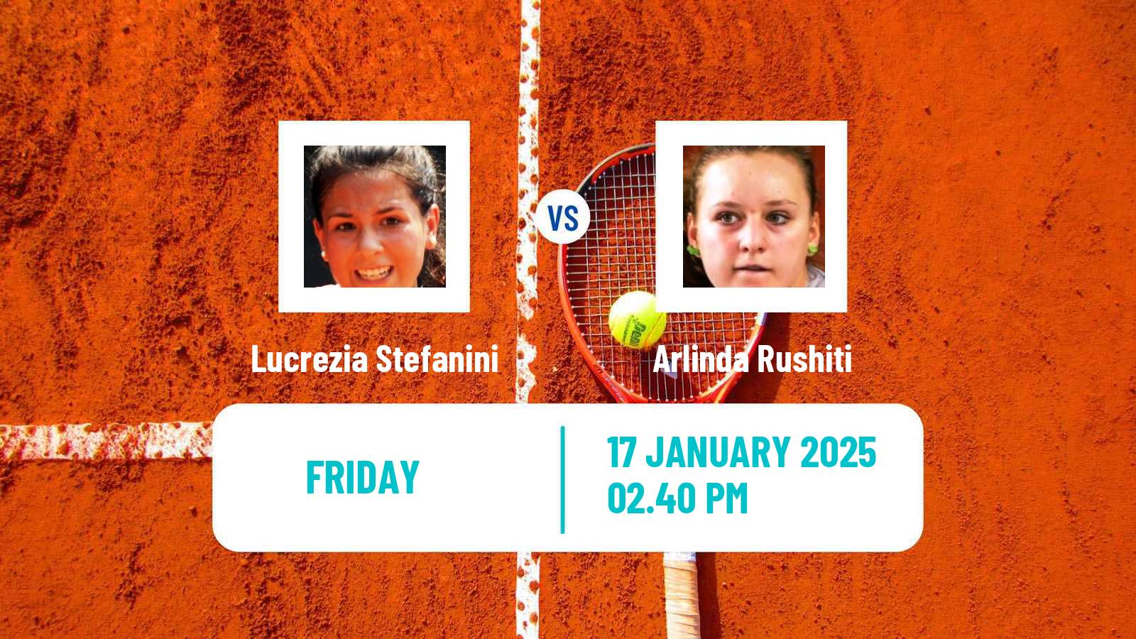 Tennis ITF W50 La Marsa Women Lucrezia Stefanini - Arlinda Rushiti