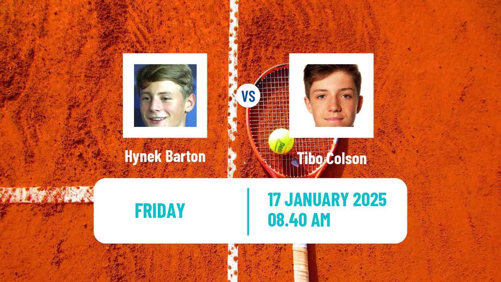 Tennis ITF M15 Doha Men Hynek Barton - Tibo Colson