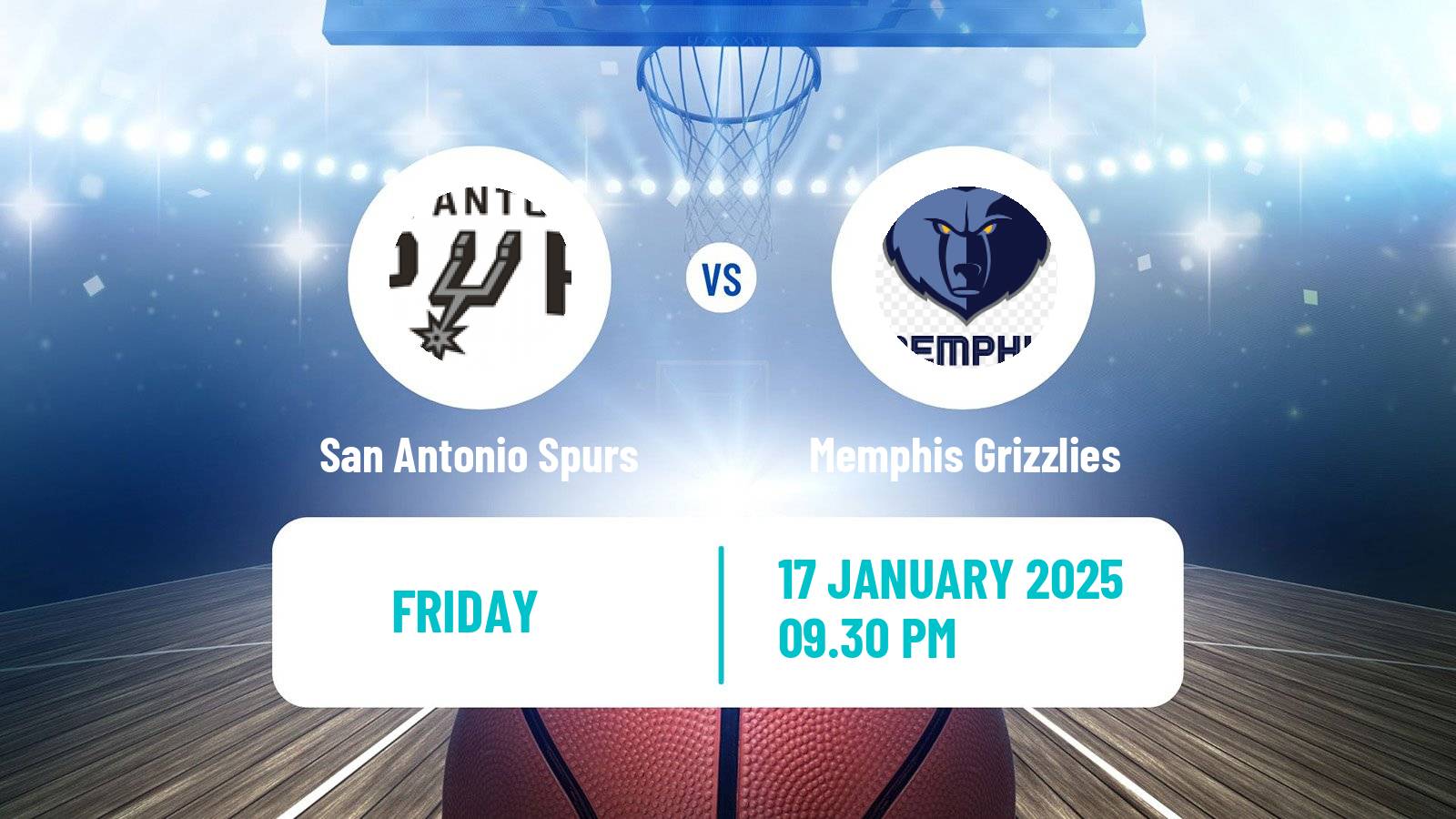 Basketball NBA San Antonio Spurs - Memphis Grizzlies