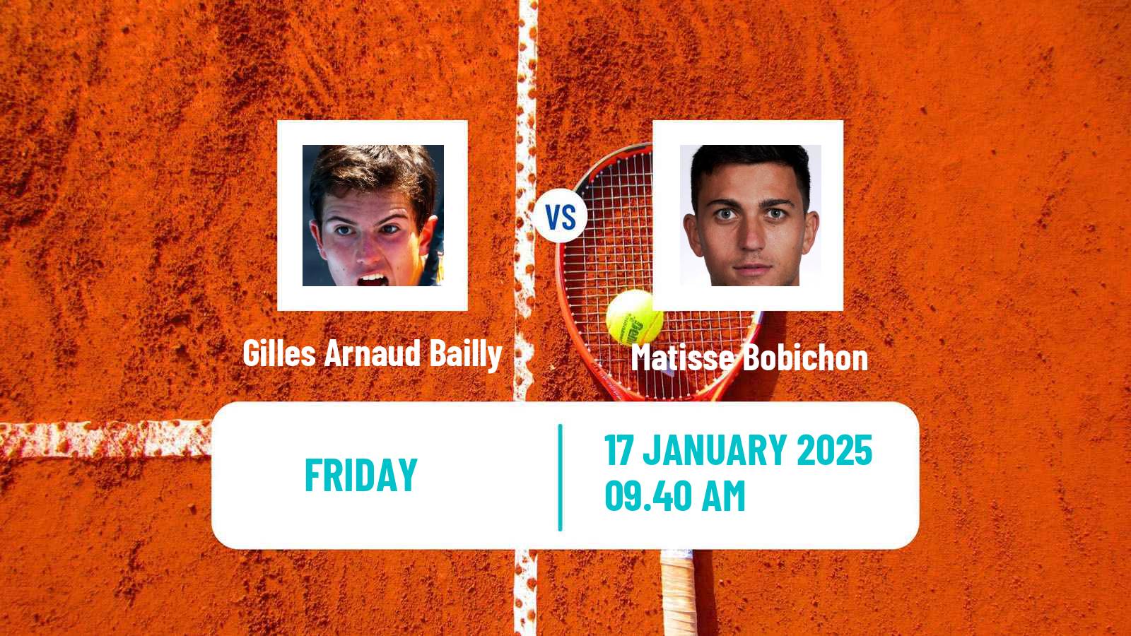 Tennis ITF M15 Monastir 2 Men Gilles Arnaud Bailly - Matisse Bobichon