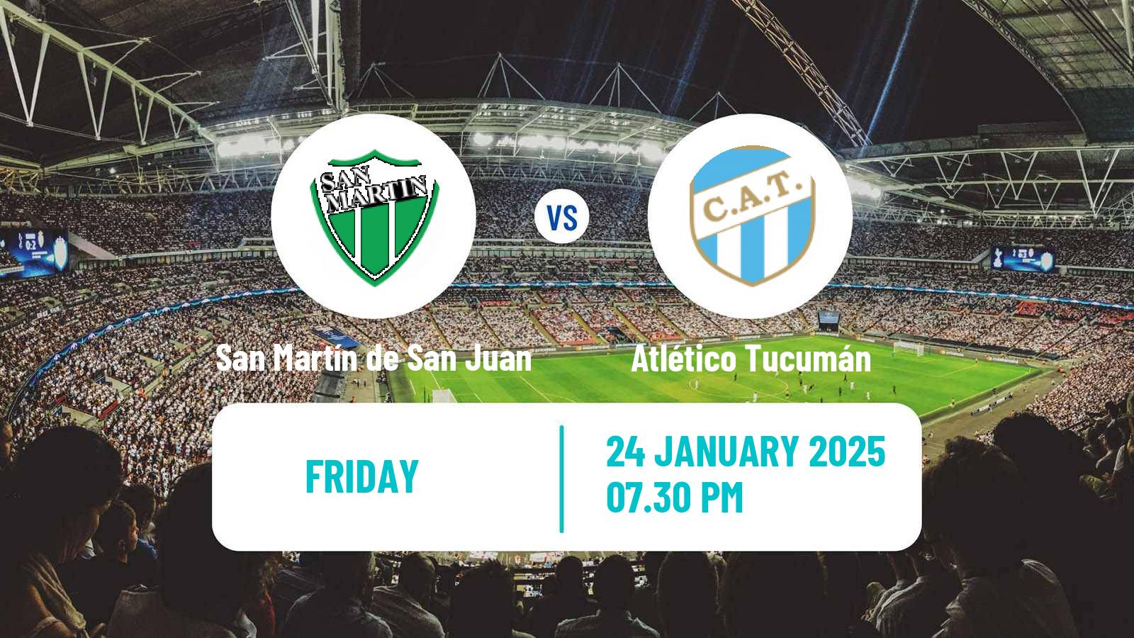 Soccer Argentinian Liga Profesional San Martín de San Juan - Atlético Tucumán