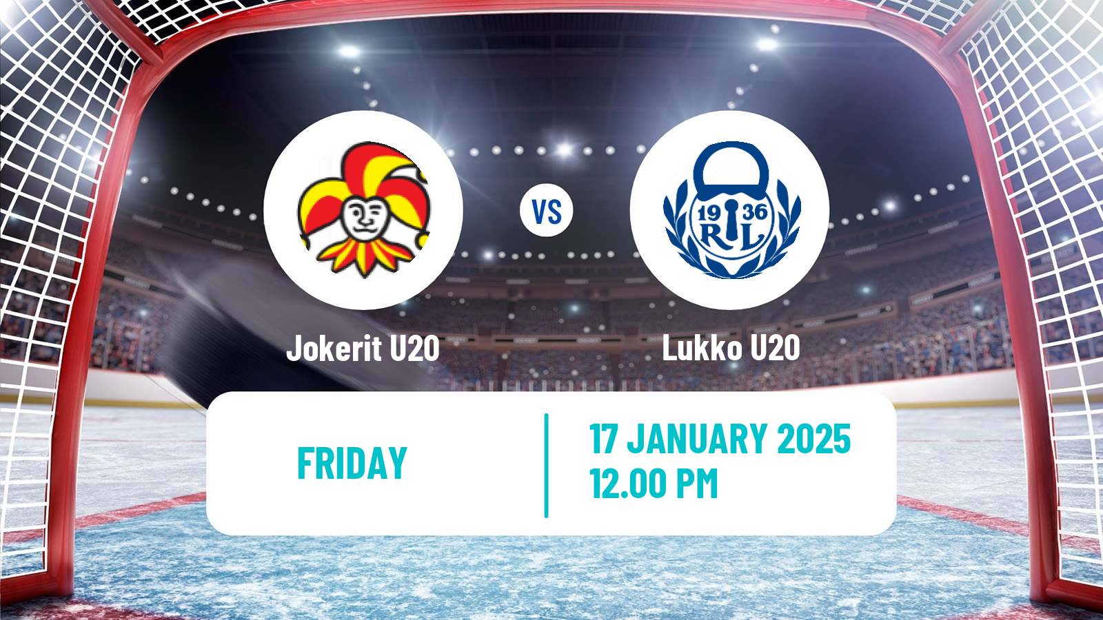 Hockey Finnish SM-sarja U20 Jokerit U20 - Lukko U20