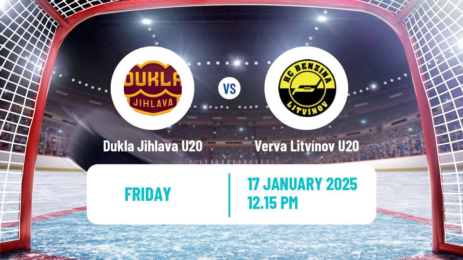 Hockey Czech ELJ Dukla Jihlava U20 - Verva Litvínov U20