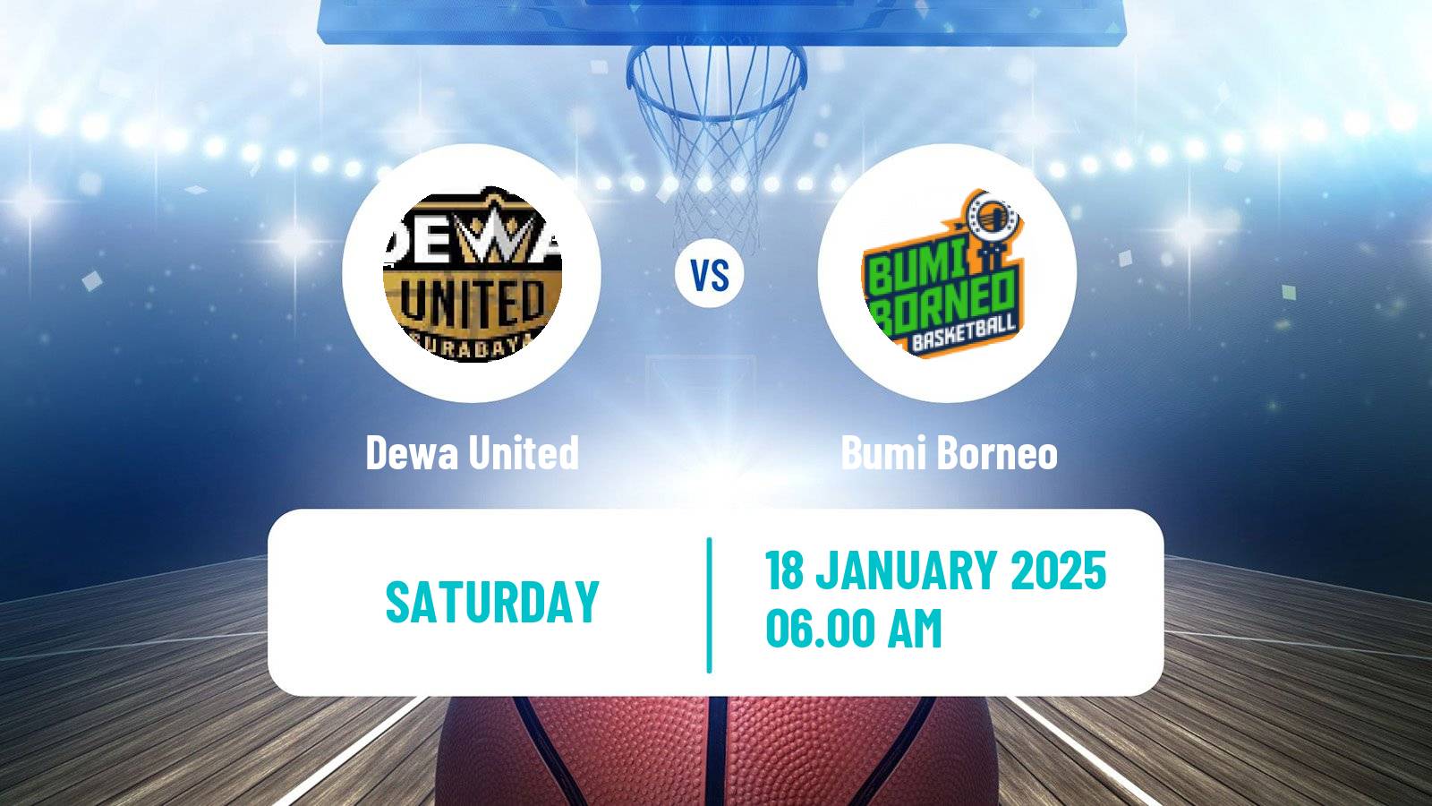 Basketball Indonesian IBL Dewa United - Bumi Borneo