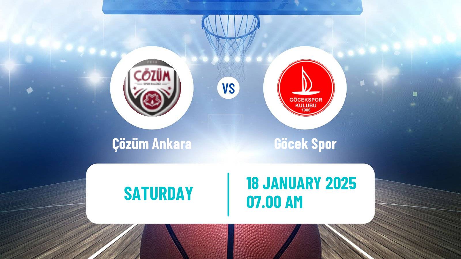 Basketball Turkish TB2L Çözüm Ankara - Göcek Spor