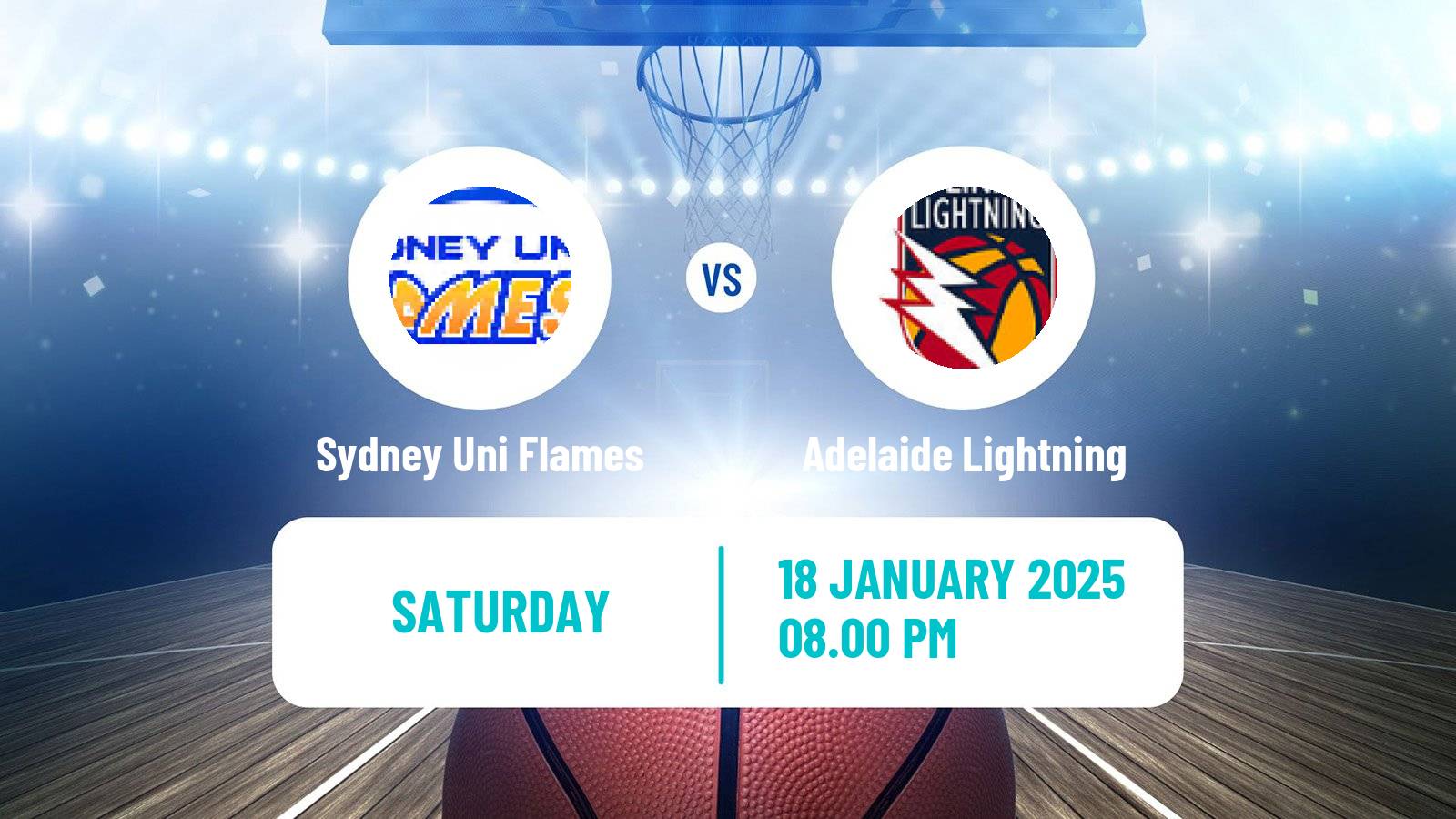 Basketball Australian WNBL Sydney Uni Flames - Adelaide Lightning