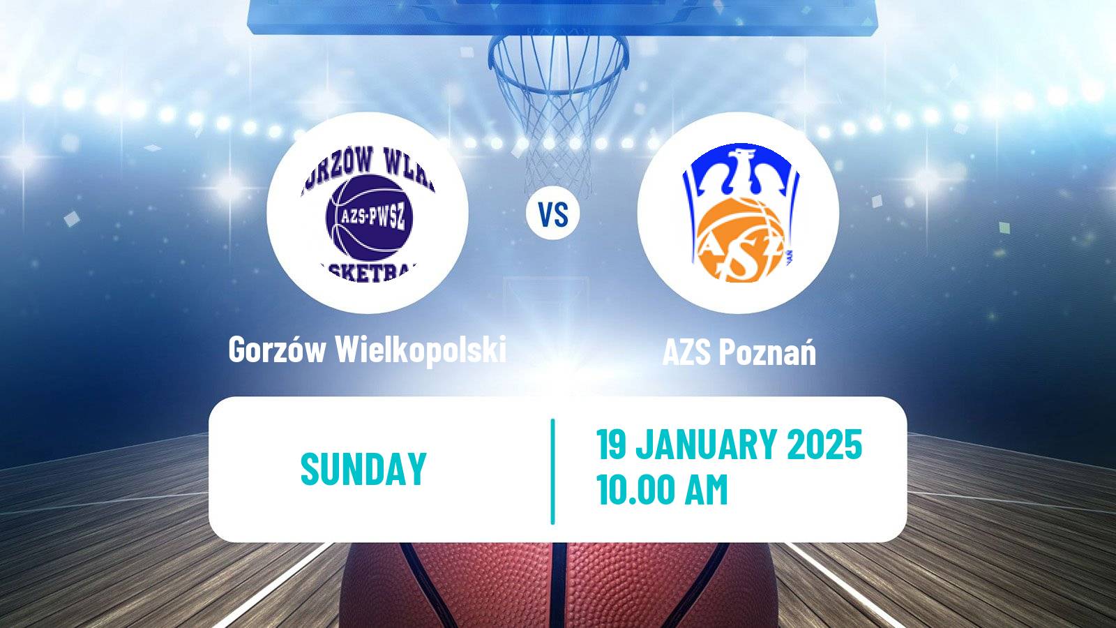 Basketball Polish Ekstraklasa Basketball Women Gorzów Wielkopolski - AZS Poznań