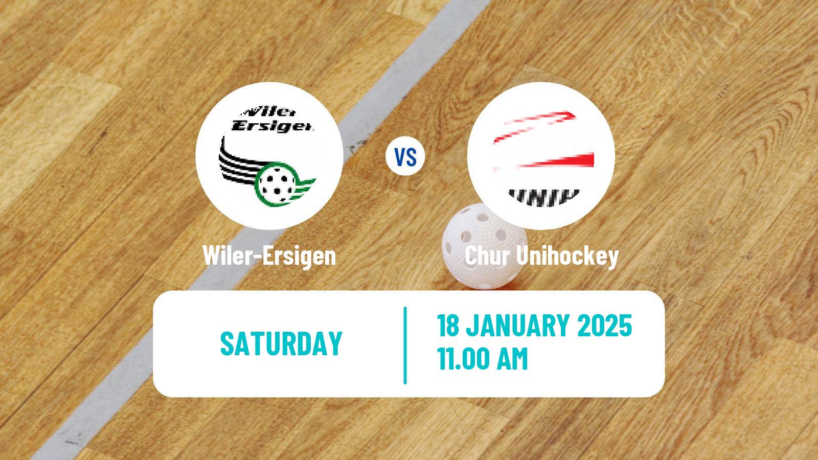 Floorball Swiss NLA Floorball Wiler-Ersigen - Chur Unihockey