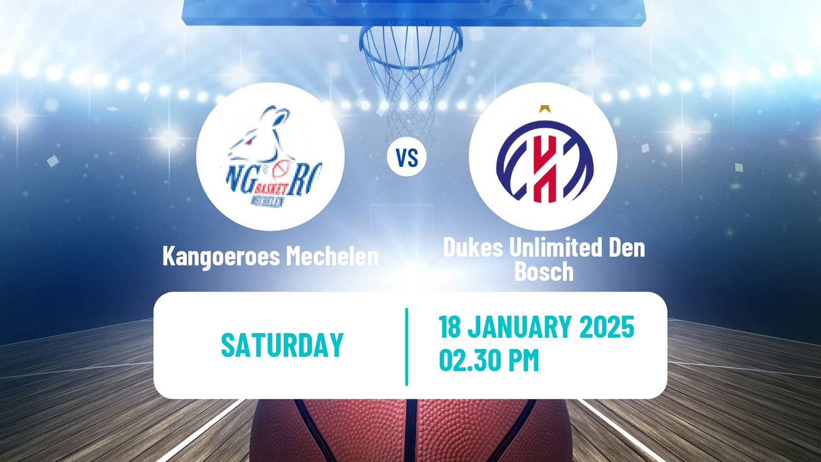 Basketball BNXT League Kangoeroes Mechelen - Dukes Unlimited Den Bosch