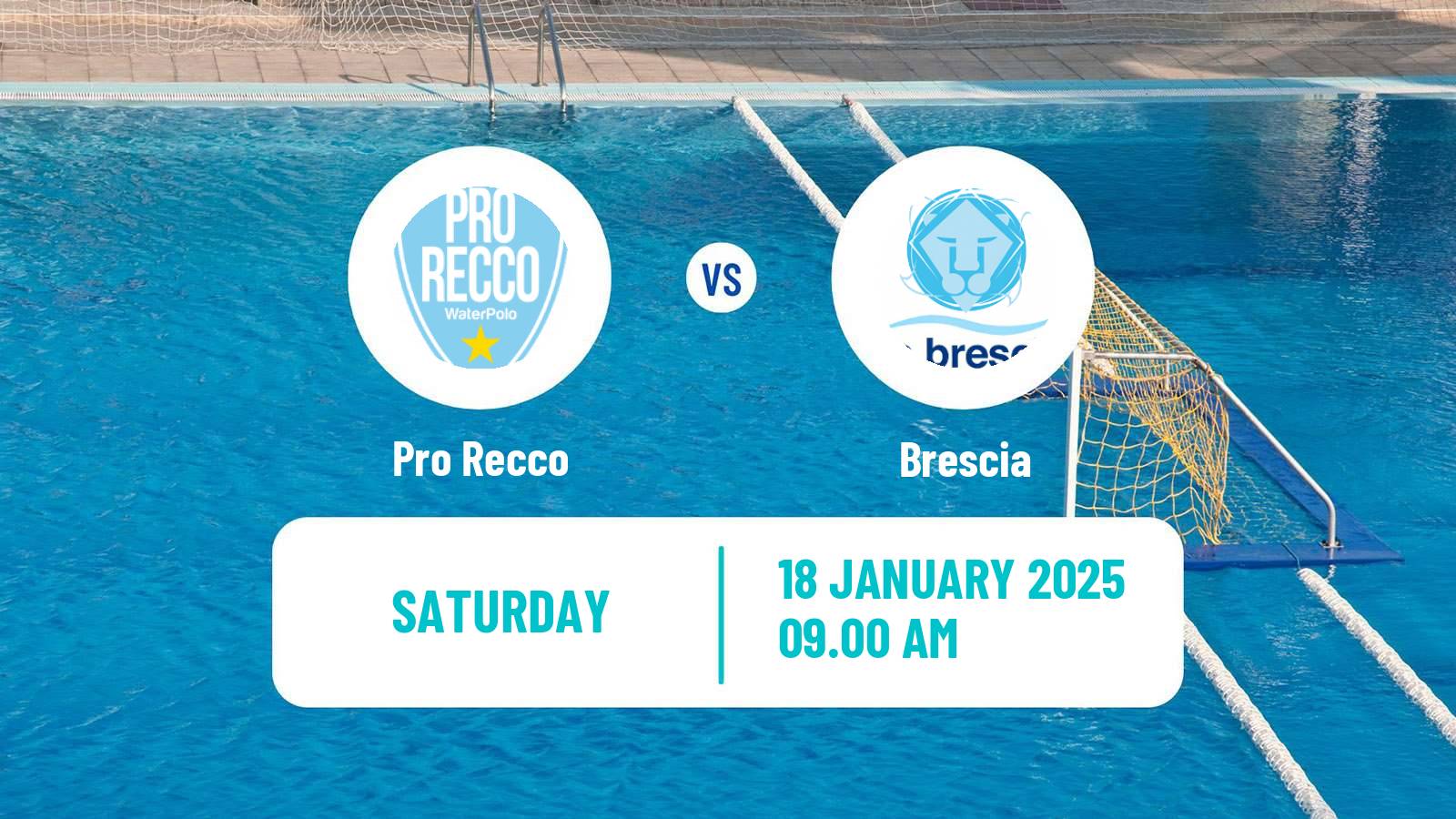 Water polo Italian A1 Water Polo Pro Recco - Brescia