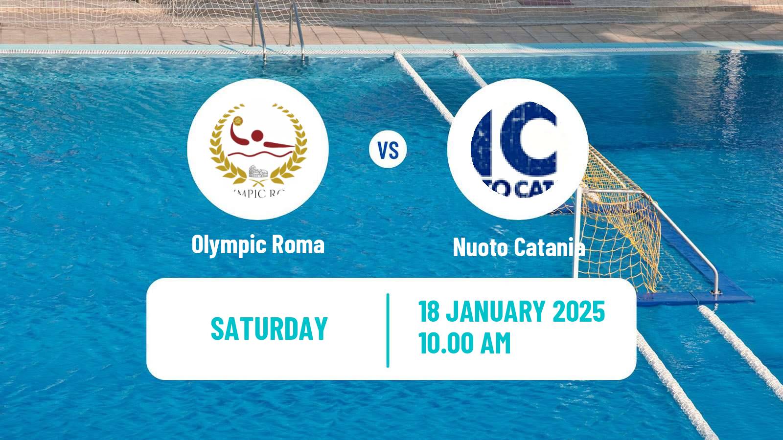 Water polo Italian A1 Water Polo Olympic Roma - Nuoto Catania