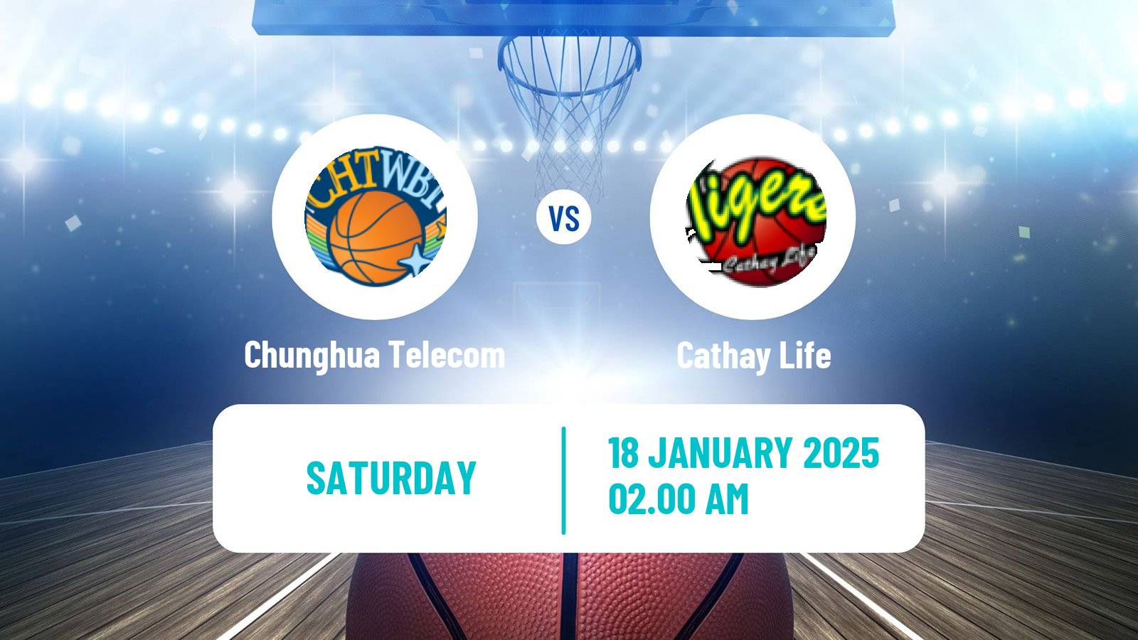 Basketball Taiwan WSBL Women Chunghua Telecom - Cathay Life