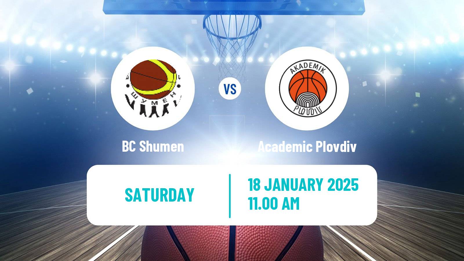 Basketball Bulgarian NBL Shumen - Academic Plovdiv