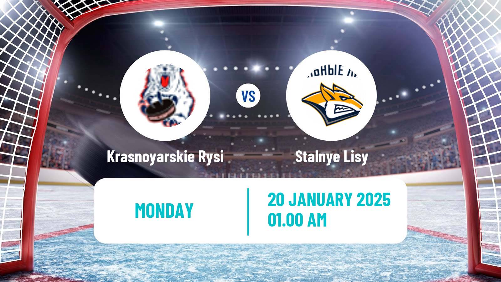 Hockey MHL Krasnoyarskie Rysi - Stalnye Lisy