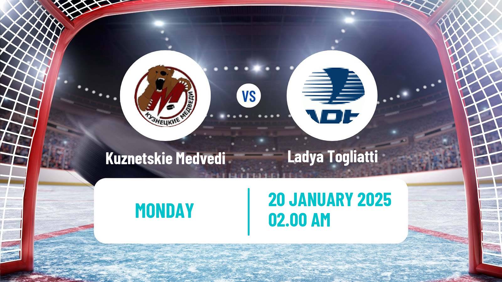 Hockey MHL Kuznetskie Medvedi - Ladya Togliatti