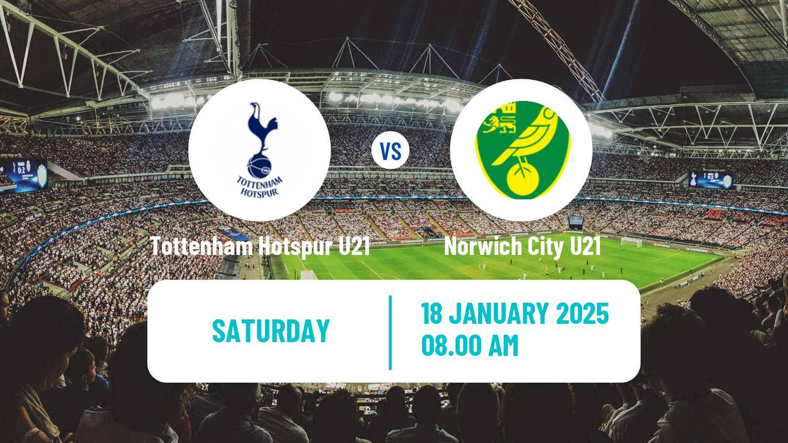 Soccer English Premier League 2 Tottenham Hotspur U21 - Norwich City U21