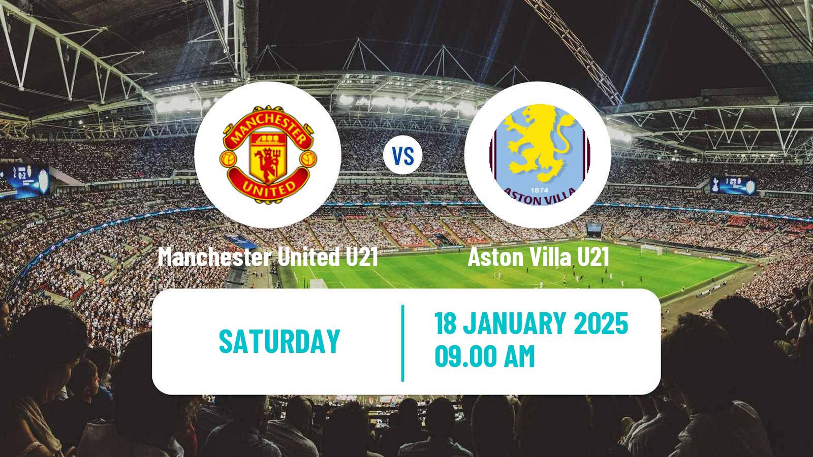 Soccer English Premier League 2 Manchester United U21 - Aston Villa U21