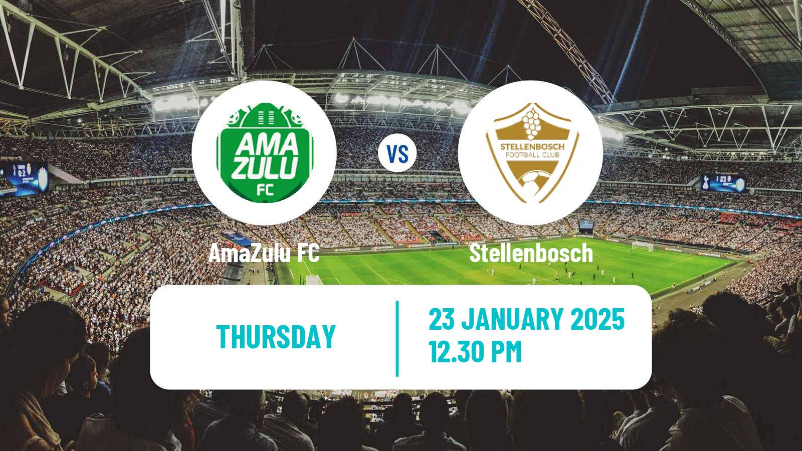 Soccer South African Premier Soccer League AmaZulu - Stellenbosch