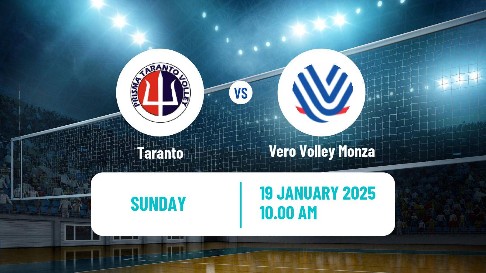 Volleyball Italian SuperLega Volleyball Taranto - Vero Volley Monza