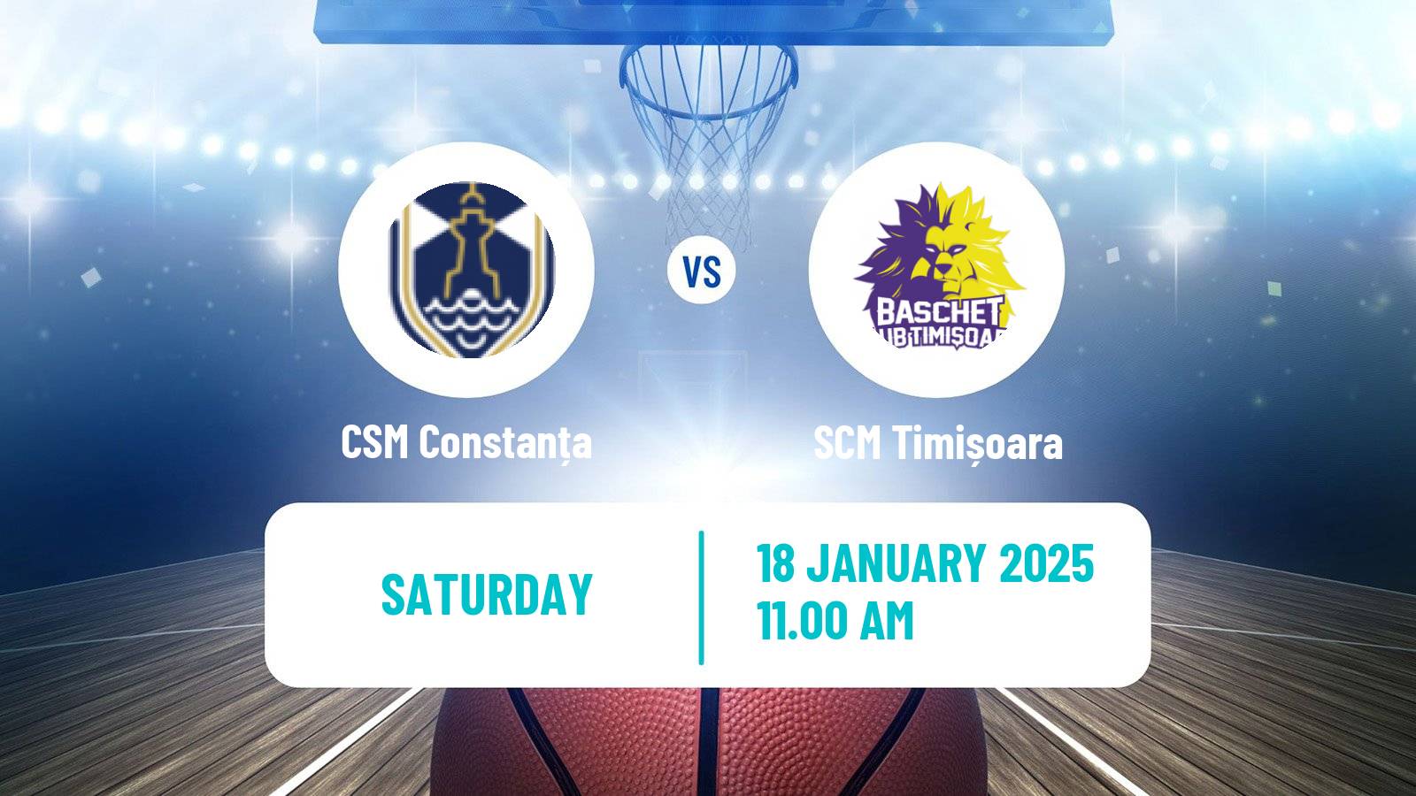 Basketball Romanian Divizia A Basketball CSM Constanța - SCM Timișoara