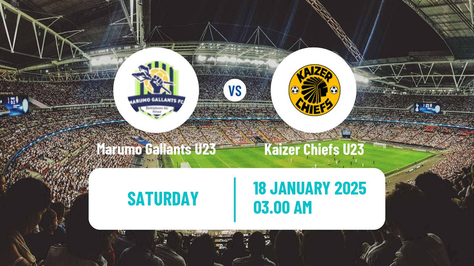 Soccer South African Diski Challenge Marumo Gallants U23 - Kaizer Chiefs U23